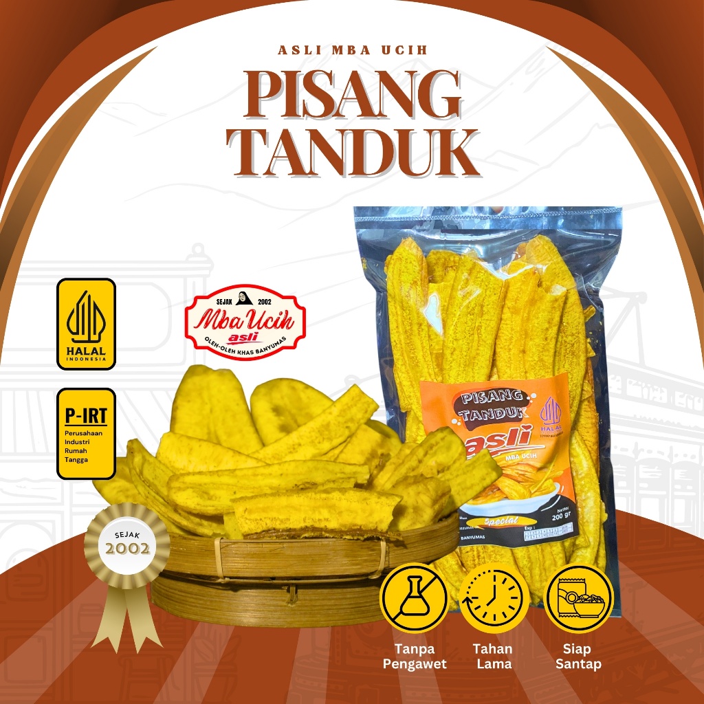 

Pisang Tanduk Asli Mba Ucih Oleh Oleh Khas Banyumas