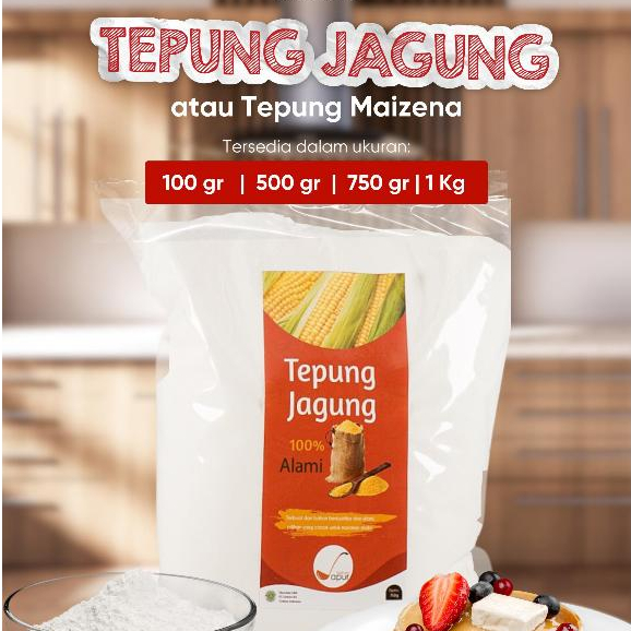 

Tepung Maizena / Sari Pati Jagung Murni / Asli Tepung Jagung Halal - Dapur Supplies