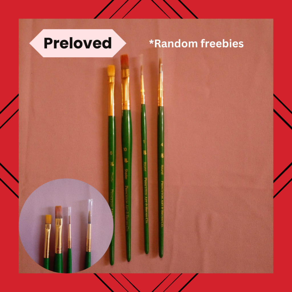 

Prelove Brush Princeton Real Value No. 9116 Synthetic-Golden Taklon