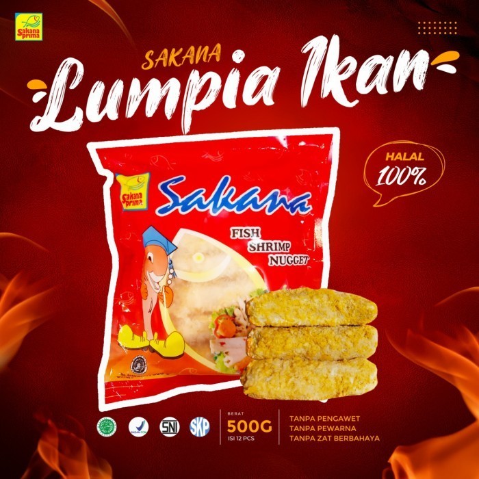 

Sakana Lumpia Ikan 500 gram