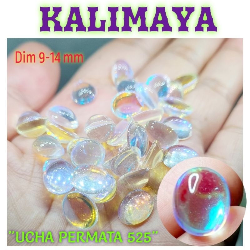 Batu akik kalimaya sintetic kalimaya india / kalimaya opal banten tidak asli