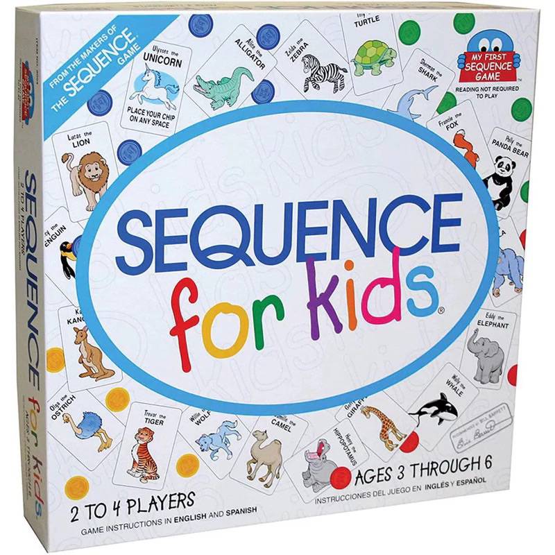 sequence for kids board game mainan papan anak family activity toys