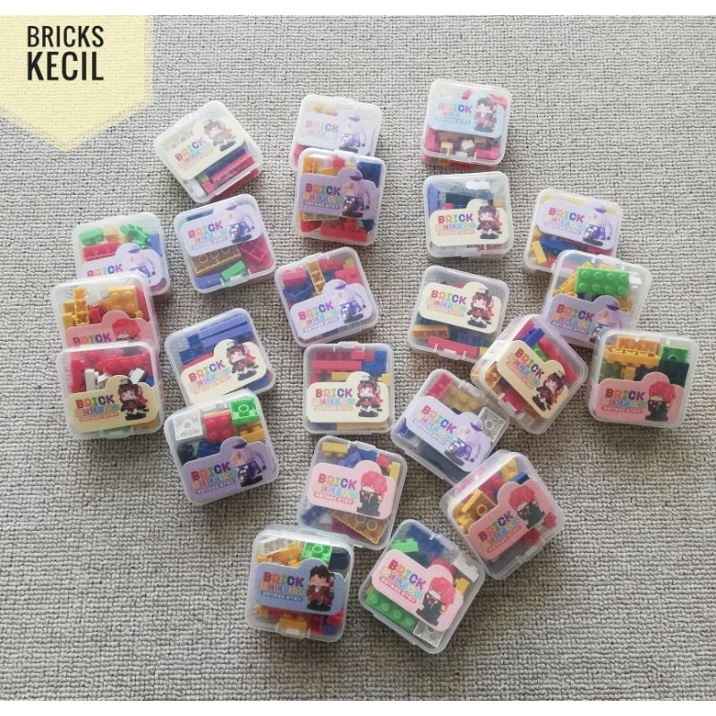 Pernak Pernik Anak Mainan Edukasi Bricks Mini Roblox Bricks Kecil Mainan Anak Lego Box Mini Anak Vir