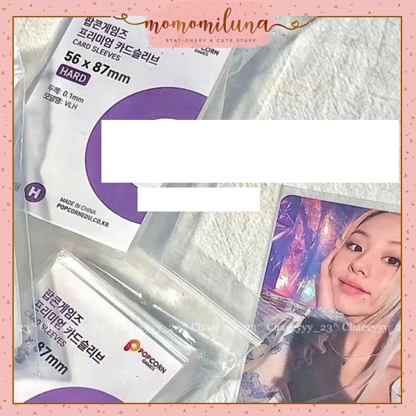 Inner sleeve photocard plastik bening foto idola kpop pelindung protector photocard HB1799