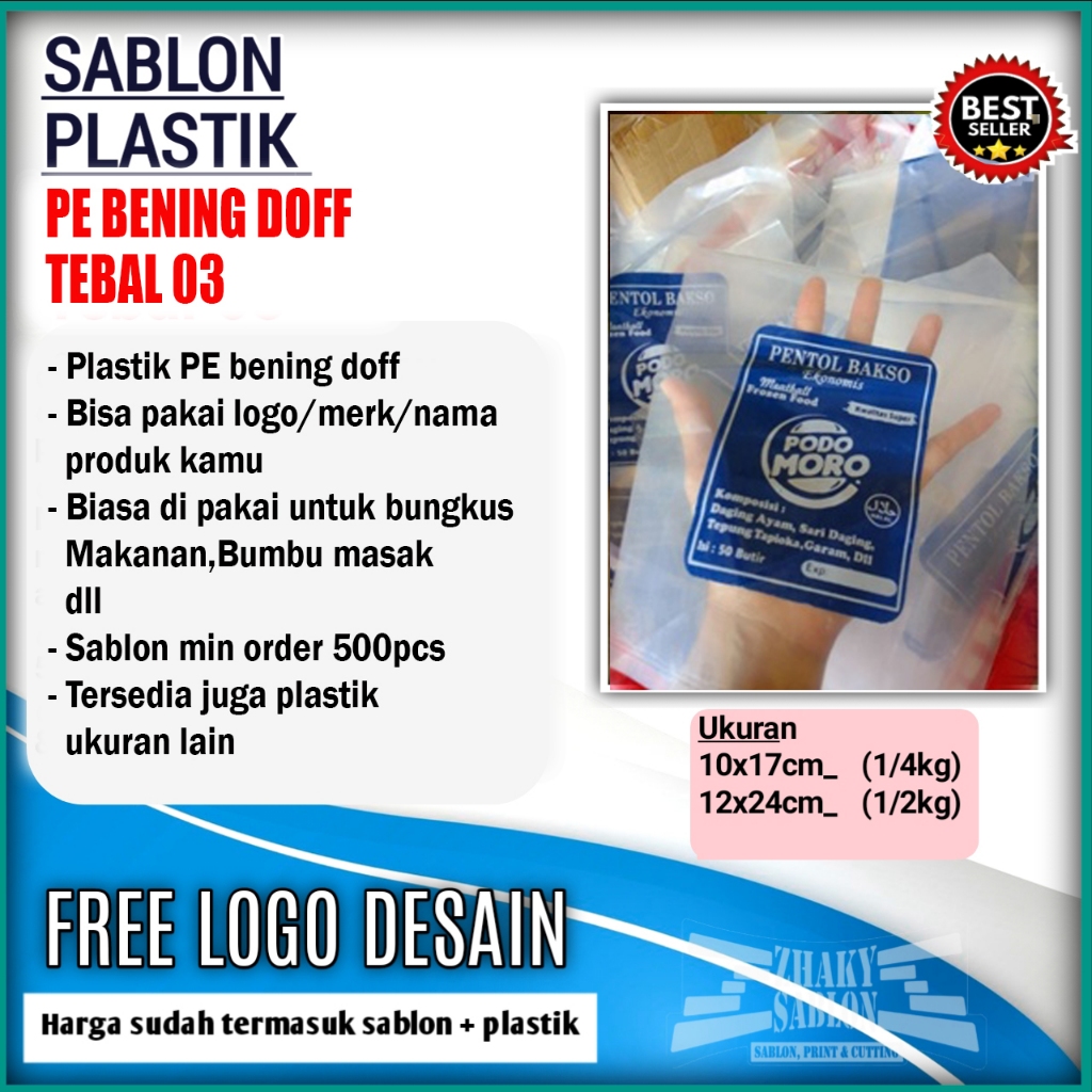 

Plastik sablon II PE 03