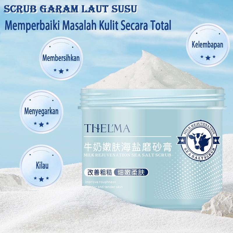 Lulur Susu Pemutih Badan 400G Pengelupasan Mencerahkan Warna Kulit Pengelupasan Kulit