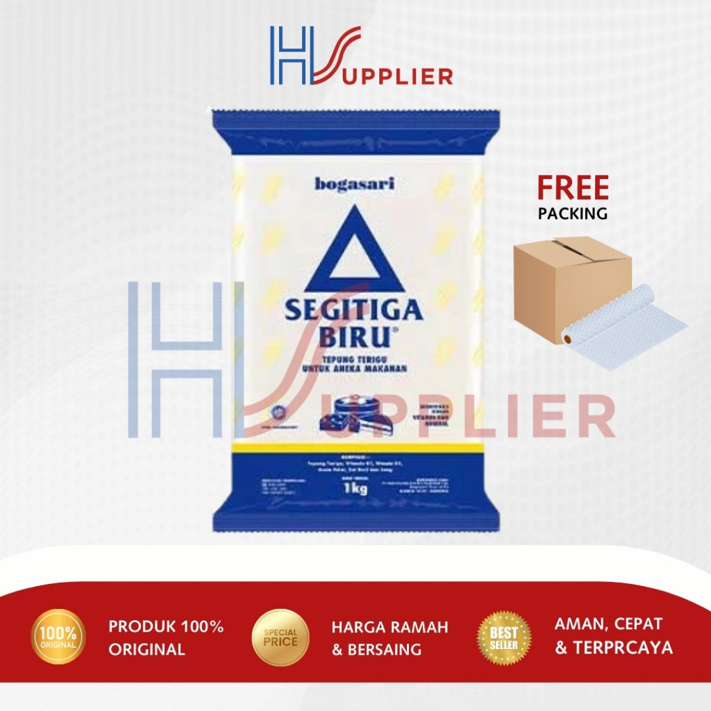 

Tepung Terigu Segitiga Biru / Flour 1 Kg