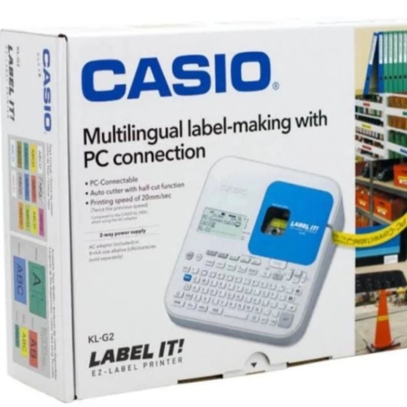 

New MESIN PRINTING LABEL CASIO KL-G2 ~ Mesin Label Casio Original