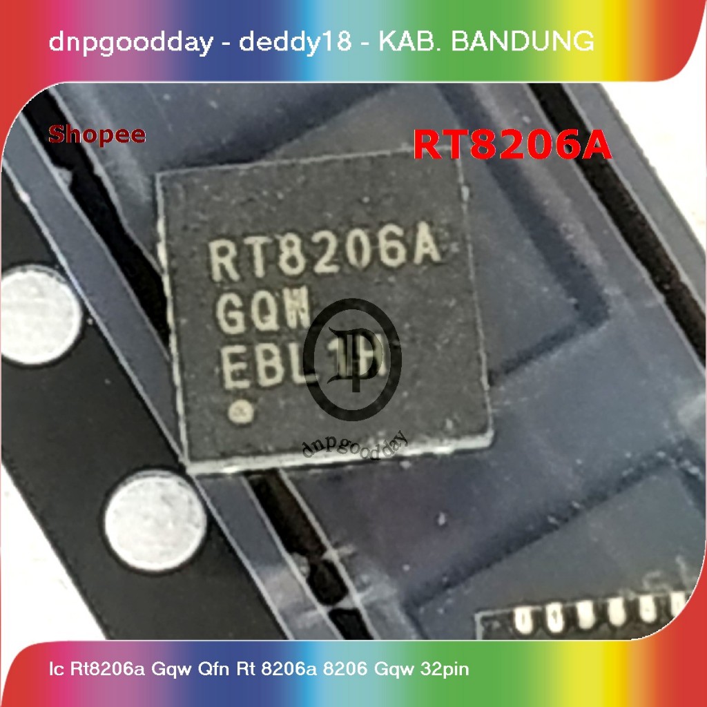 ic rt8206a gqw qfn rt 8206a 8206 gqw 32pin