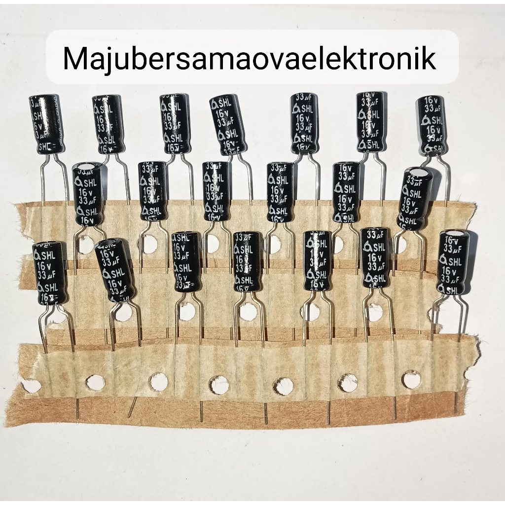 Per 30pcs/ Elco 16v 33uf Elco 33uf 16v Berkualitas Original