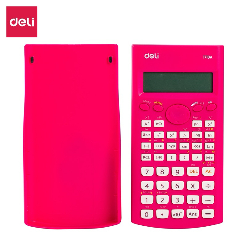 Deli kalkulator scientific 1710A Deli Scientific Calculator (Black)