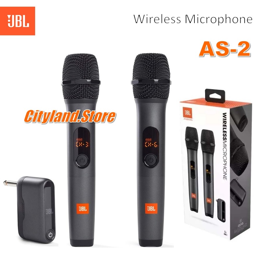 Mic Wireless JBL AS2 / JBL Wireless Microphone JBL AS 2 Original 100%