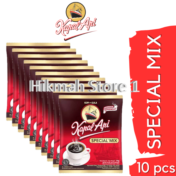 

Kopi KAPAL API Special Mix Sachet 25gr - 1 Renceng (10 Sachet)