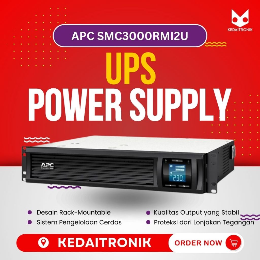 NEW UPS APC SMC3000RMI2U - UPS APC SMC 3000RMI2U