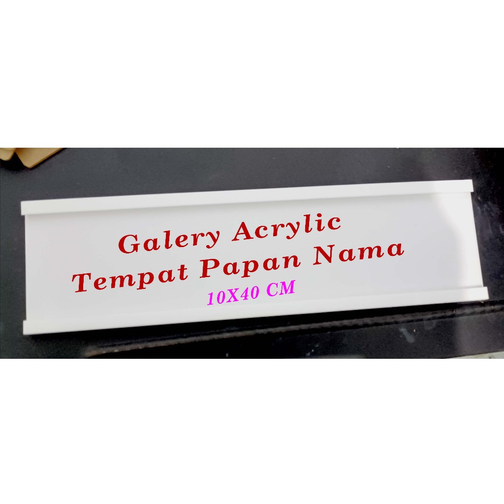 

Akrilik Tempat Papan Nama Sliding, Papan Nama custom