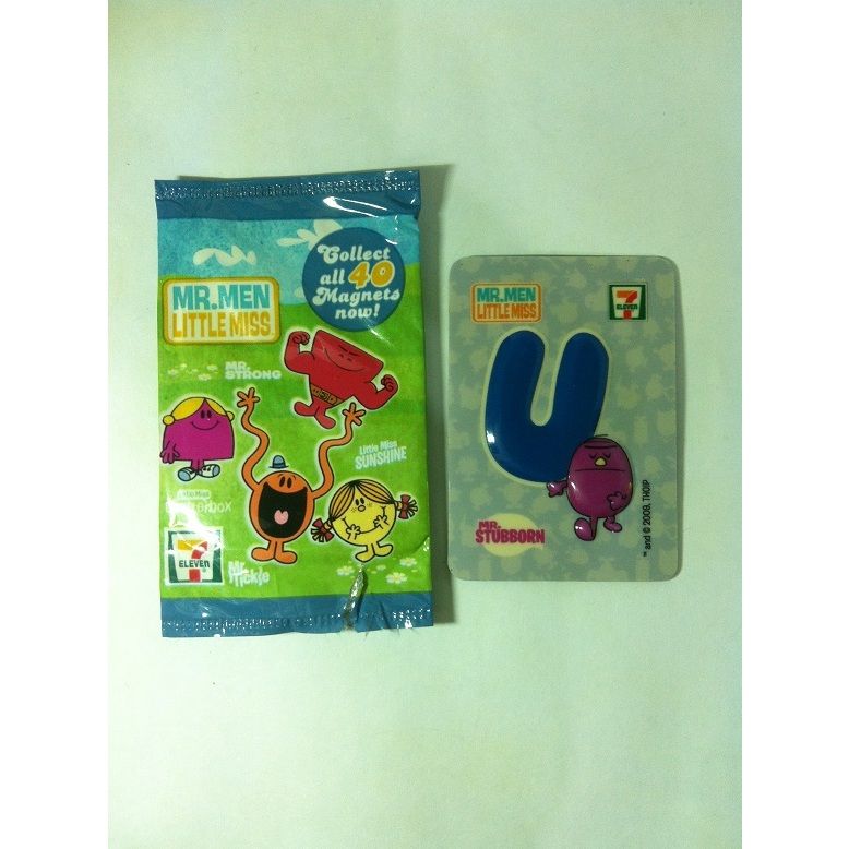 THOIP. Mr. Men Little Miss Magnets - U. Stubborn by 7-Eleven 2009