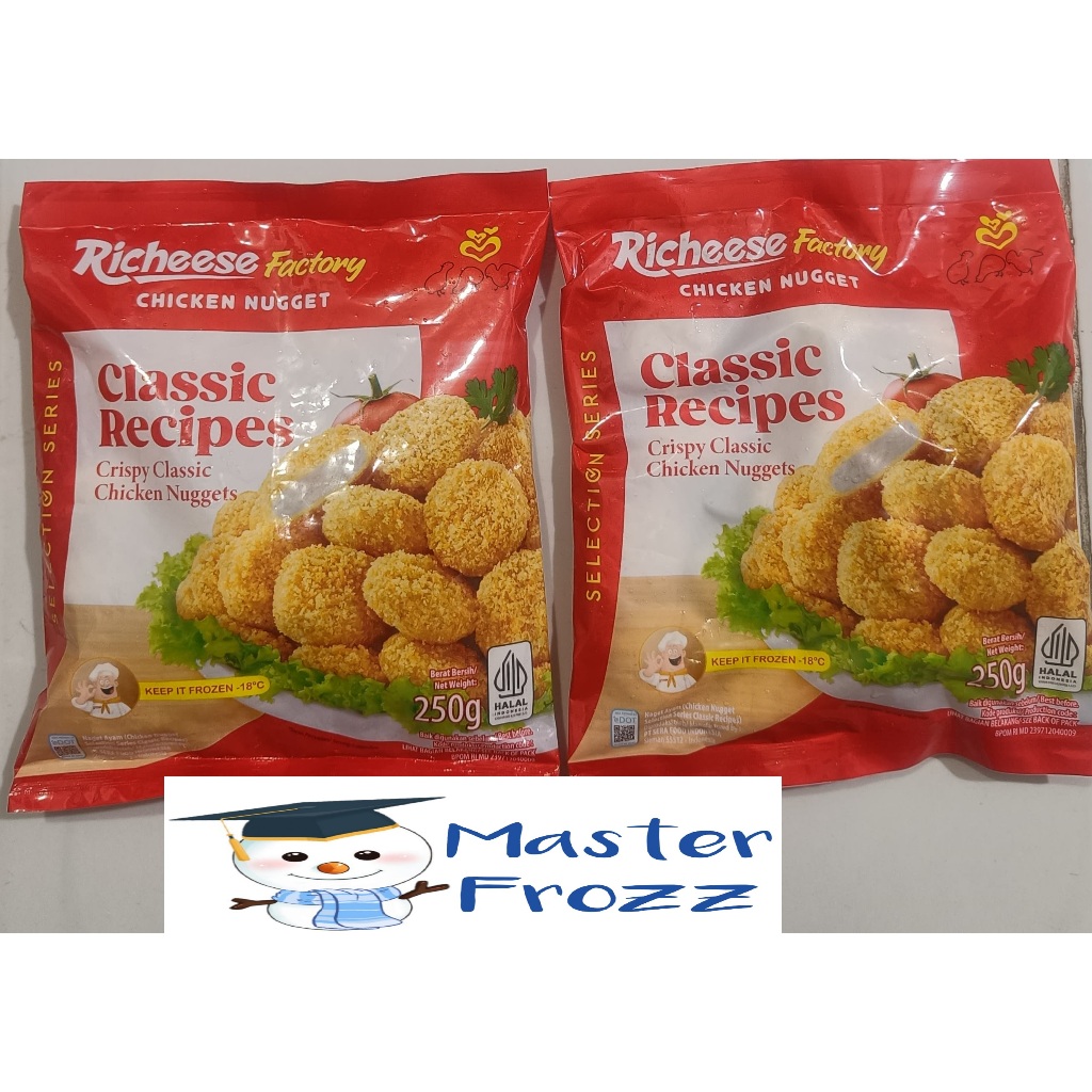 

Richeese Factory Chicken Nugget Classic 250gr