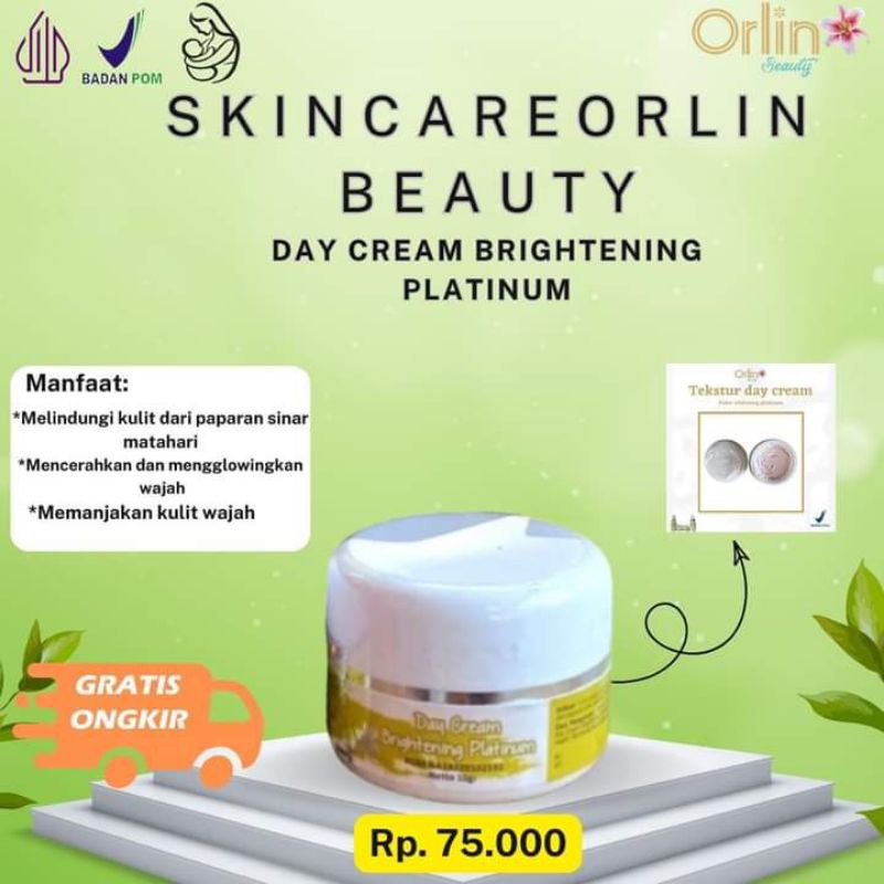 Day cream brightening BPOM orlin beautyRp85.000