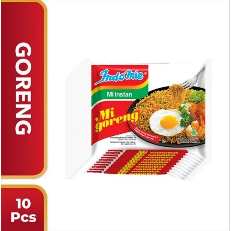 

Indomie Mi Instan Goreng 84 g 10pcs