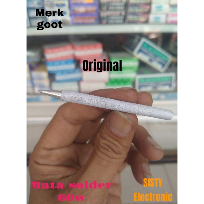 Mata Ujung Solder kristal 60w Merk goot R-6B Ori