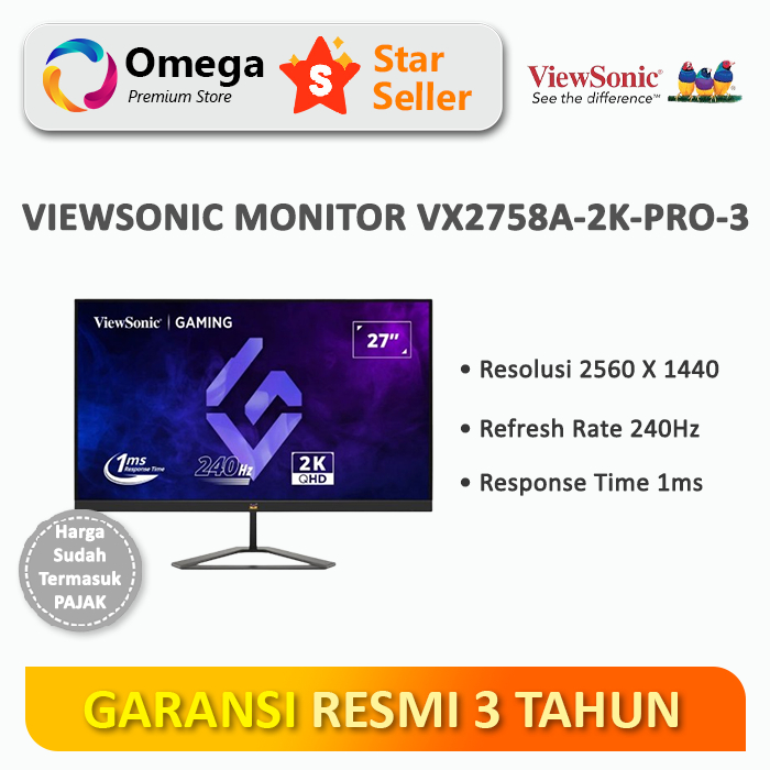Monitor Viewsonic VX2758A-2K-PRO-3