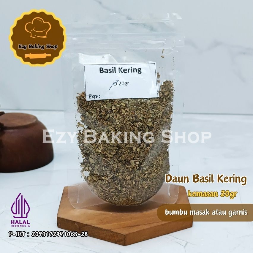 

Rempah Daun Basil Kering 20gr - Dried Basil