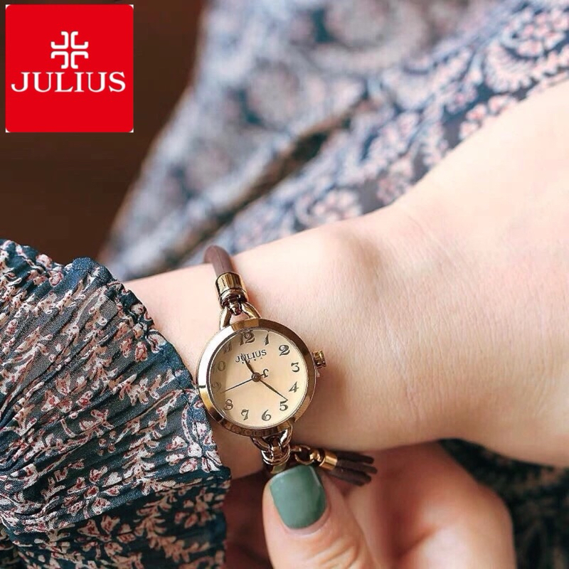 Jam Tangan Wanita Julius JA-994 Kulit Original Korea