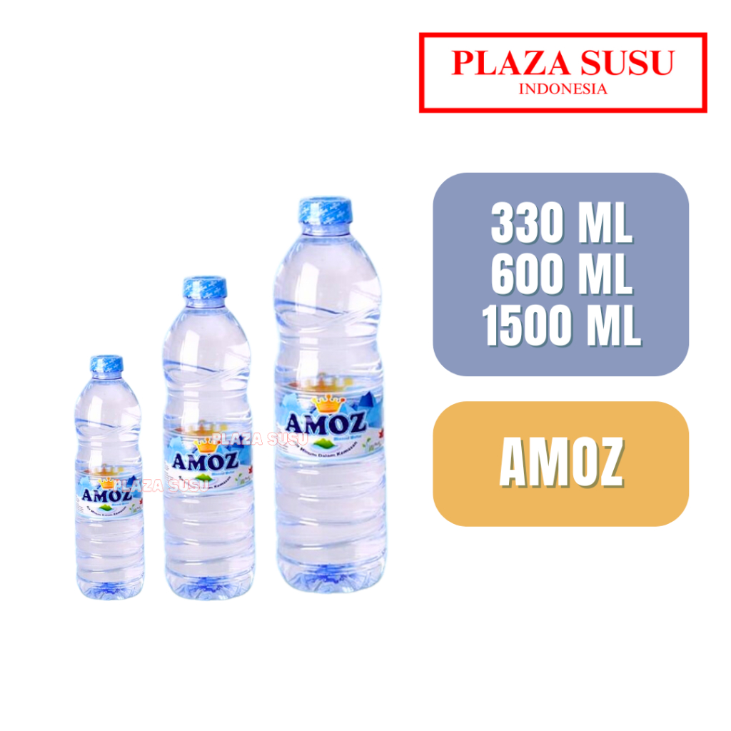 

AIR MINERAL AMOZ AIR MINUM MINERAL WATER AIR MURNI 330ML 600ML 1500 ML