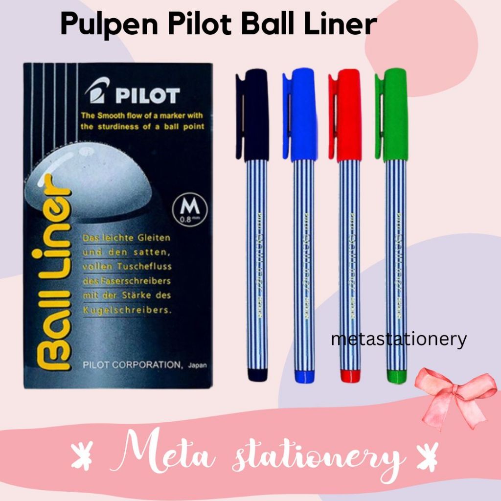 

Pulpen Pilot Balliner 0.8mm (1pc)