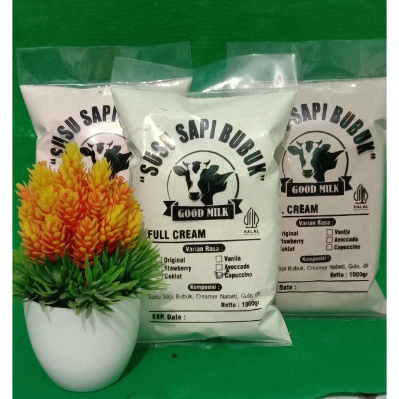 

Susu Sapi Organik penggemuk badan. sehat dan bergizi 1000g