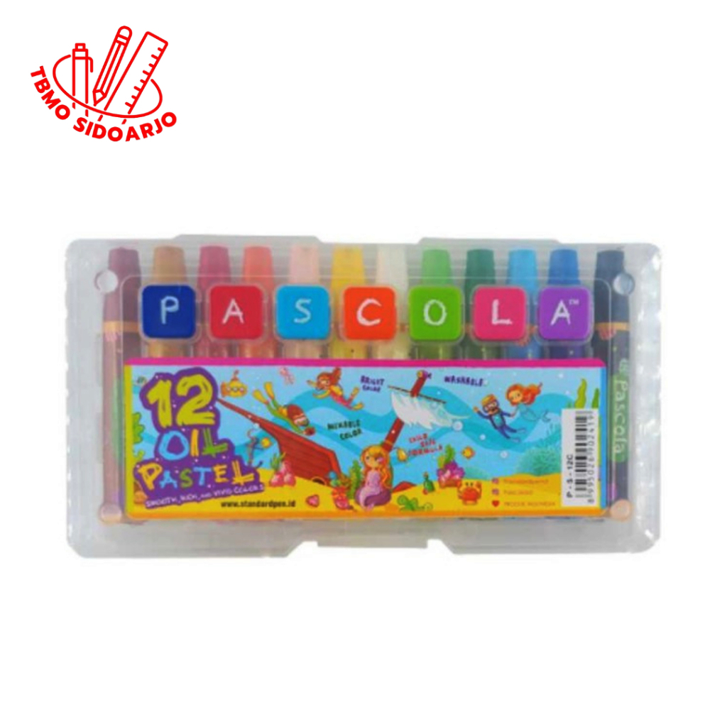 

PAKET ISI 2 Oil Pastel Pascola 12 Warna / Crayon Pascola 12 Warna