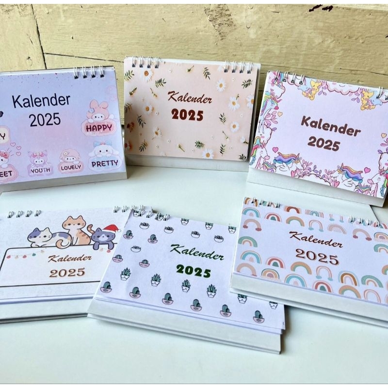 

Kalender meja 2025 murah lucu estetik READY STOCK