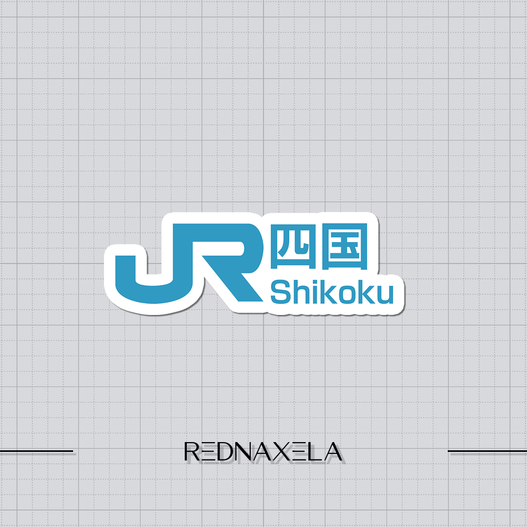 

Stiker Vinyl Japan Railway JR Shikoku Stiker Koper Travel Sticker