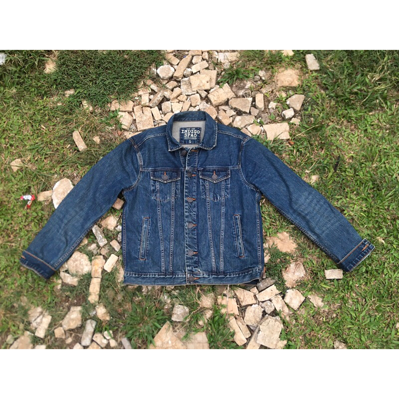 jacket denim indigo spao