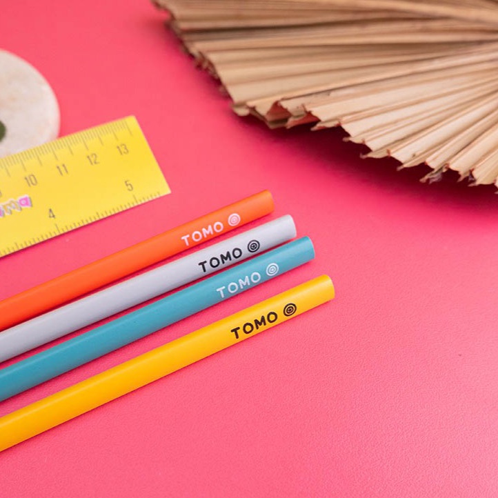 

PROMO TERPOPULER PENSIL CUSTOM NAMA UV PRINTING isi 4 pcs 2B Triagonal Solid Pensil Custom Nama