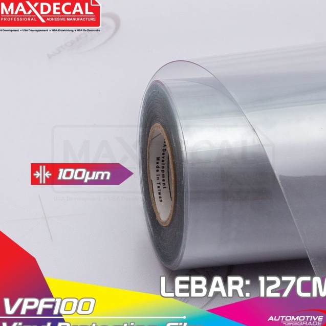 Sticker Gloss MAXDECAL VPF1 VPF 1 Mikron Vinyl Protection not PPF Laminasi Glossy
