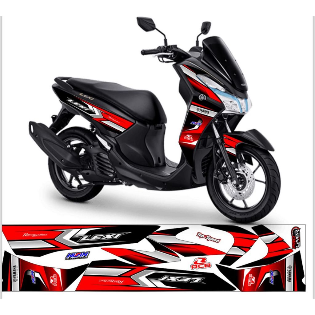 Sticker Striping Variasi Yamaha LEXI 125 | Striping Lexi| Stiker Lexi| Lis Lexi| Lexi Semi Fullbody