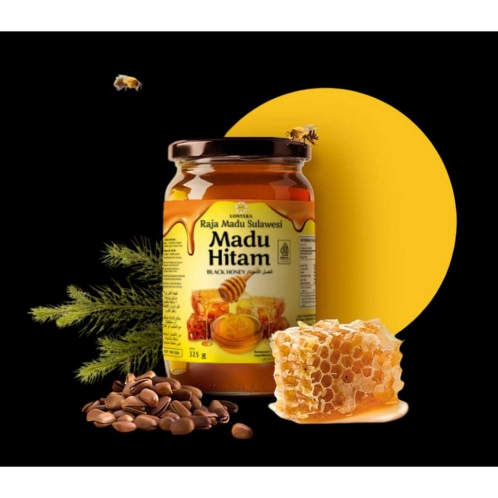

Madu Hitam Asli 100% ukuran 510 gram