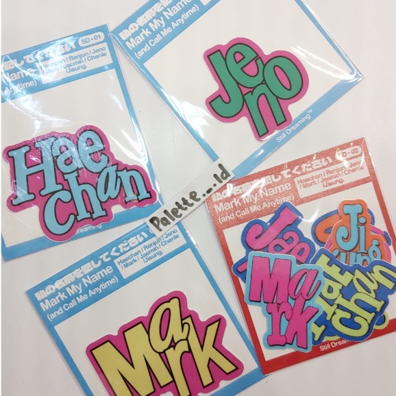 NCT DREAM MARK MY NAME STICKER DECO SET