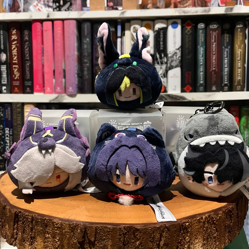 Genshin Impact Tevyat Zoo Wriothesley Cyno Tighnari Wanderer Scaramouche Keychain Plushie