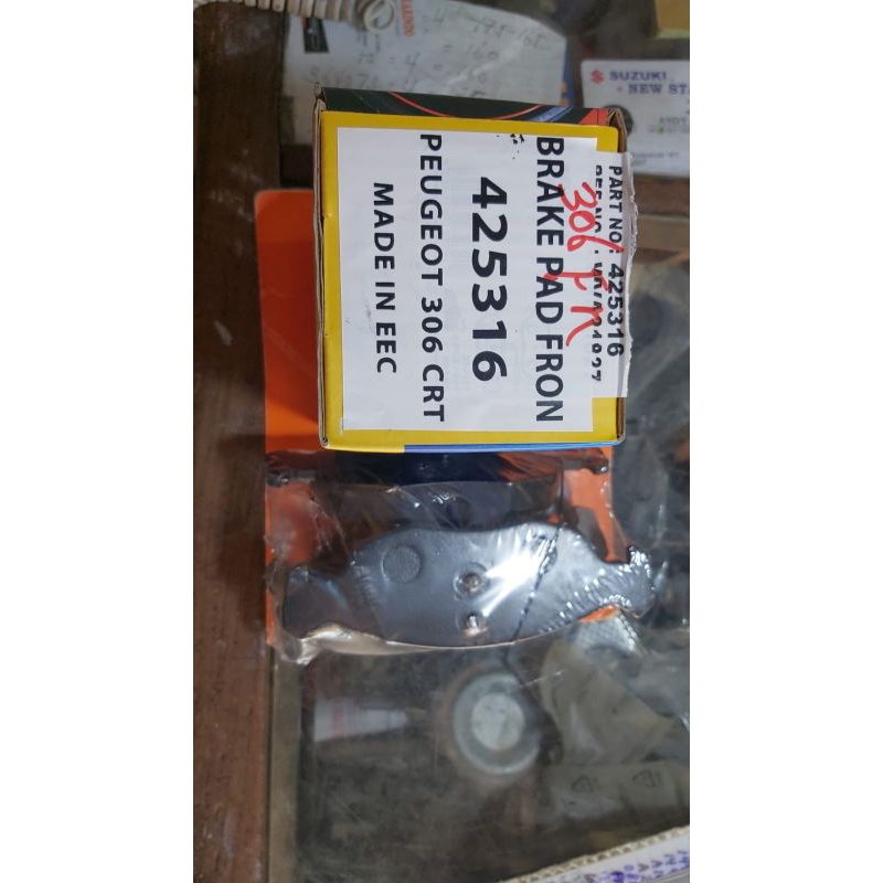 kampas rem depan Peugeot 306 brake pad Peugeot 306