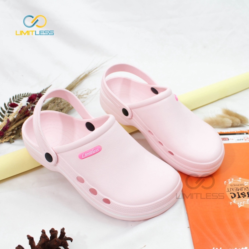 Limitless  Sandal Baim Wanita Medis Putih Phylon  Size 364