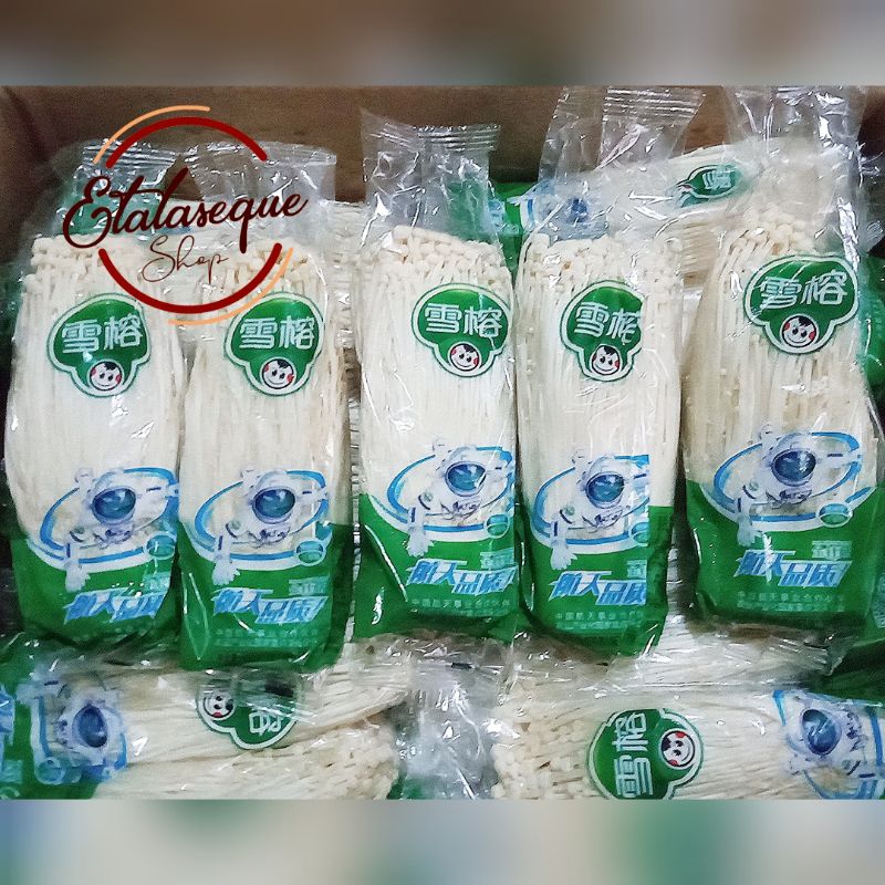 

Jamur enoki fresh 1 dus isi 50 pack khusus kurir instan