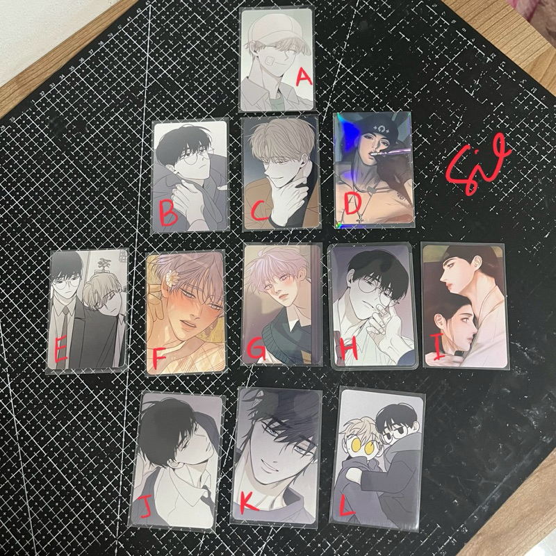 OFFICIAL Photocard BL Manhwa Checkmate Pearl Boy Jinx TGN