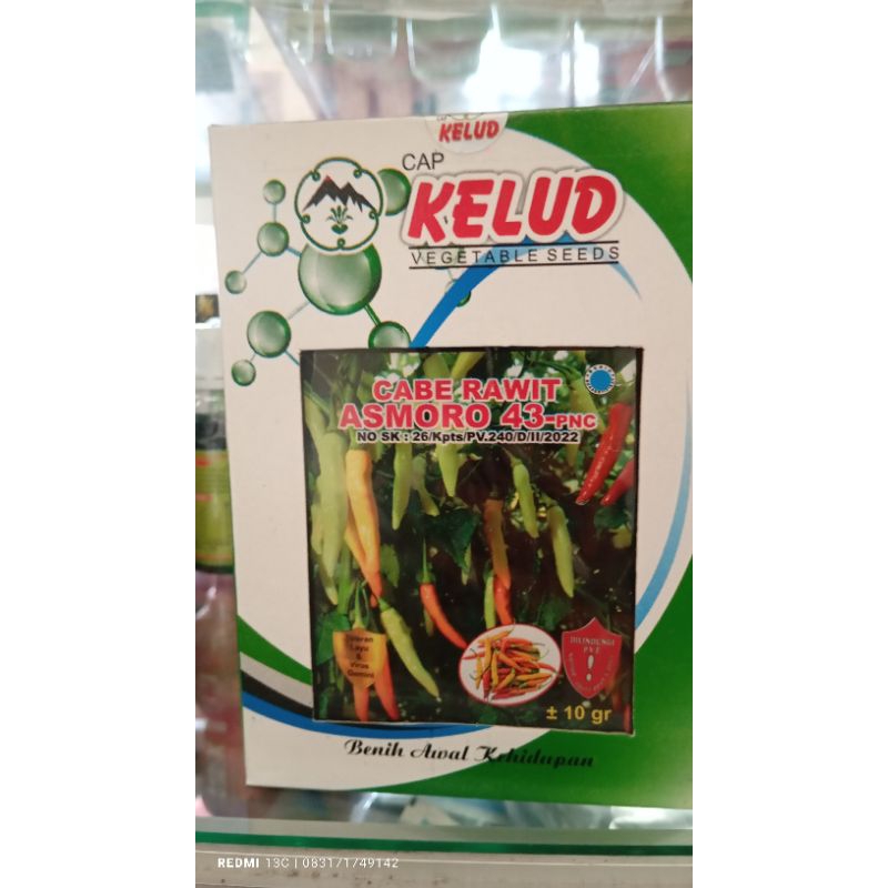 

Benih Cabe rawit ASMORO 43-pnc toleran layu dan virus gemini (10gram)