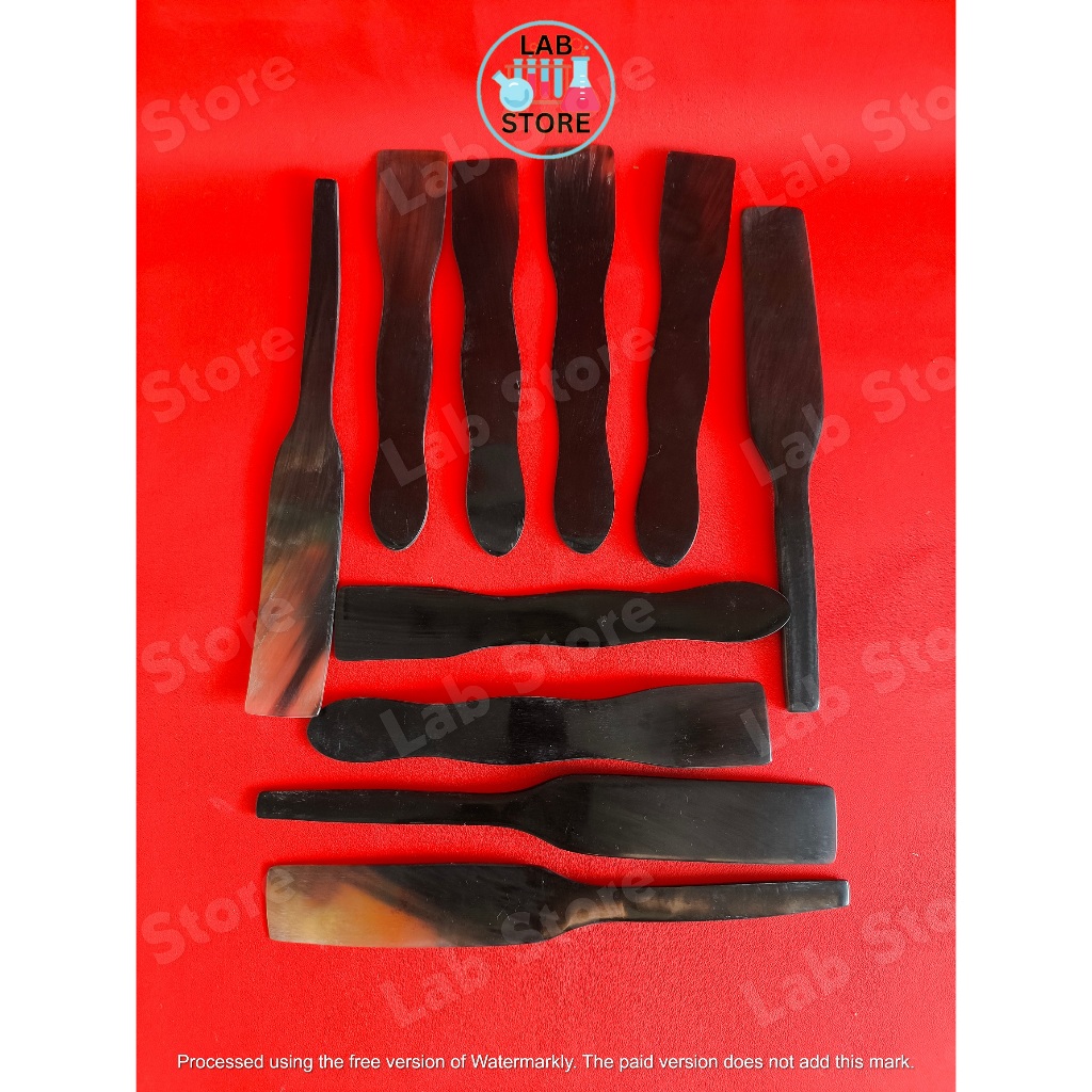 Spatel Tanduk / Spatula Tanduk / Spatel Pisau / Spatel Tanduk 2 Sisi