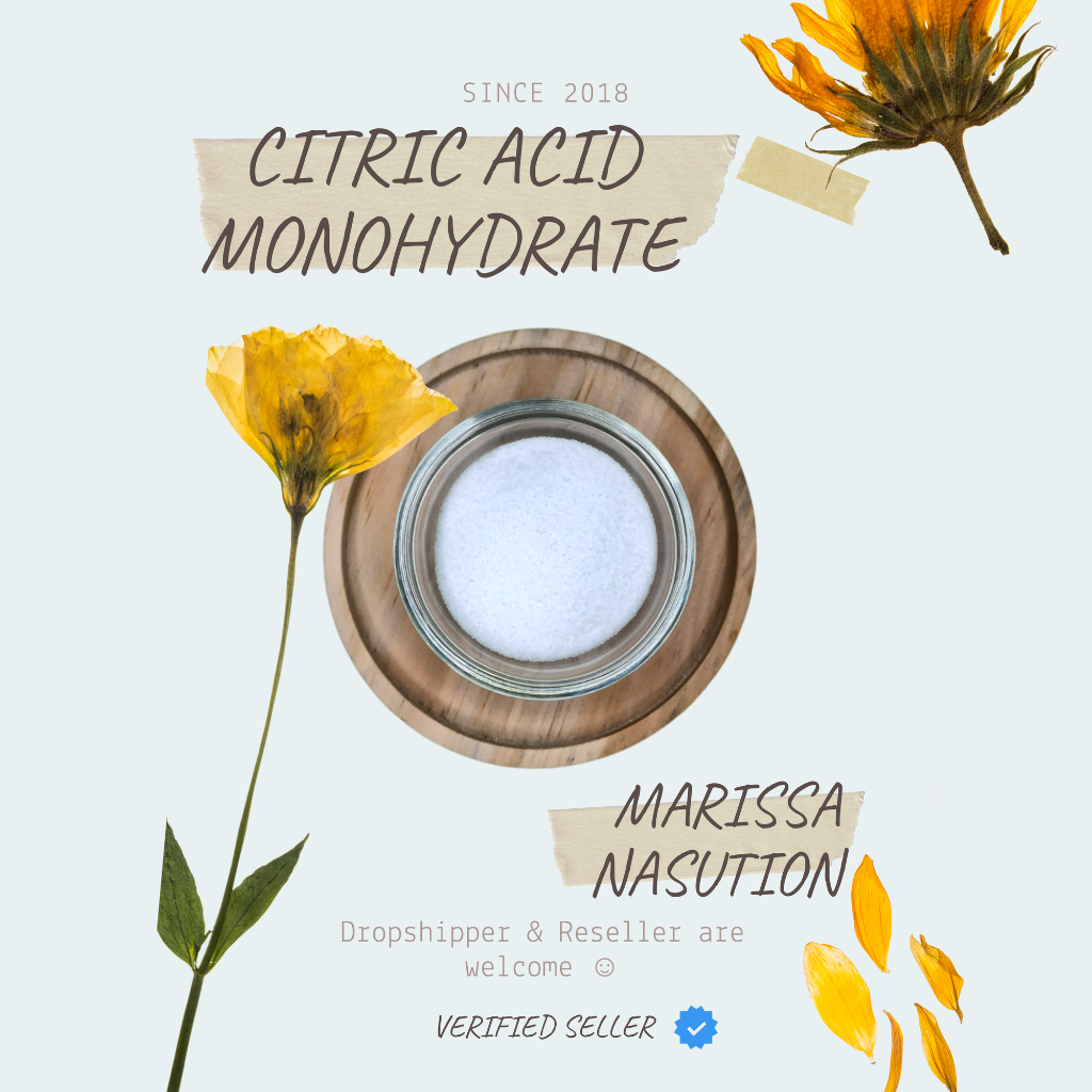 

Citric Acid Monohydrate Asam Sitrat Citrun 100 GR