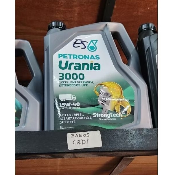 Oli Petronas Urania 3000 Diesel CI-4 ACEA E7 15W-40 5L Original