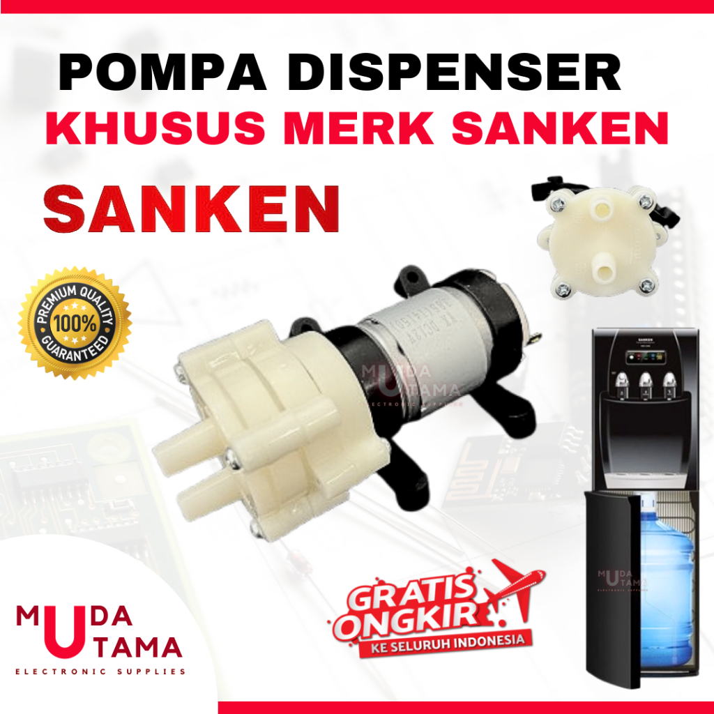 DINAMO POMPA DISPENSER SANKEN GALON BAWAH 12 Volt | MOTOR DISPENSER GALON BAWAH SANKEN | POMPA DISPE