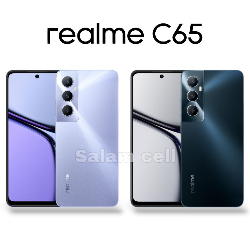 Realme C65 Ram 8+8/256GB Camera 50MP 45W Flash Charge Baterai 5.000mAh 45W Fast Charger Original Res